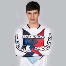 Stay Strong Chevron Race Jersey - White
