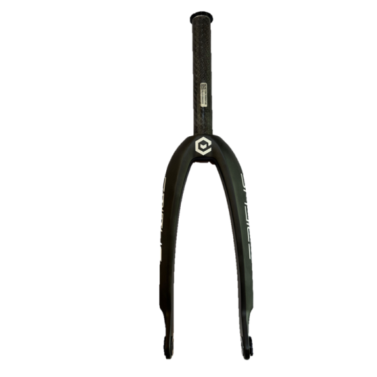 Epicus Expert Carbon Fork With 1 1/8 Straight Steer Tube. Fits 1 1/8 & 1 3/8 Tire (Matt Black Finish)