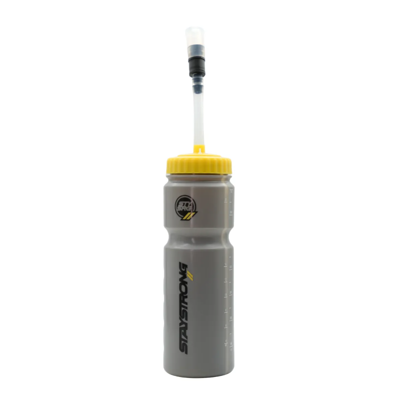 Stay Strong Bottle With Straw OG Grey/Yellow